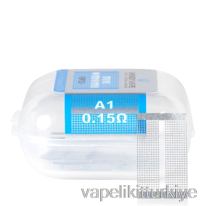 Vape Kalem Vape Mate Vandy Vape M örgü Sac Bobinleri (10 Sayfa) M V2 Rda Bobini - 0.15ohm A1 çift M Bobin (10 Adet)